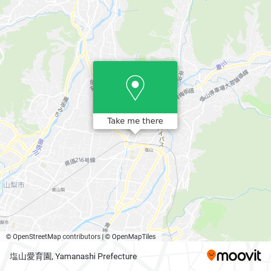 塩山愛育園 map