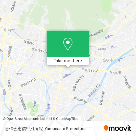 恵信会恵信甲府病院 map
