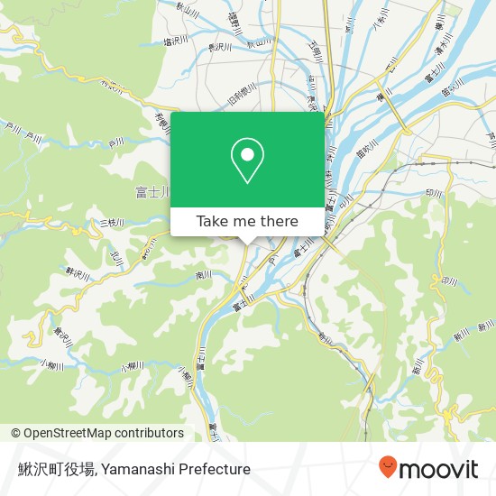 鰍沢町役場 map