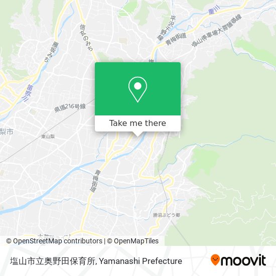 塩山市立奥野田保育所 map