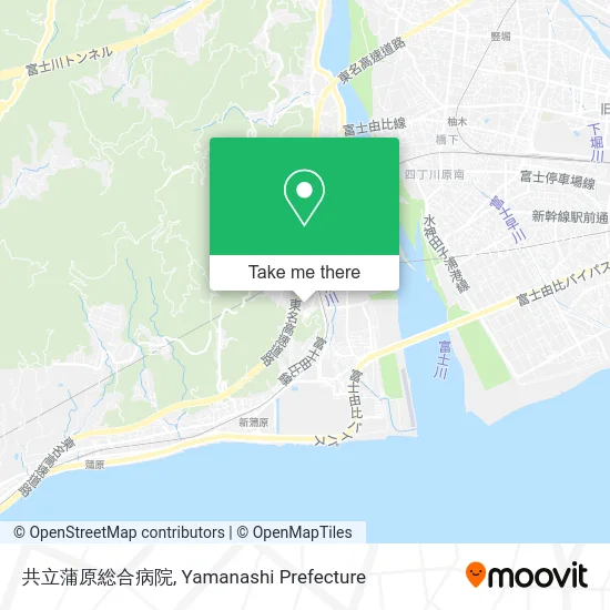 共立蒲原総合病院 map