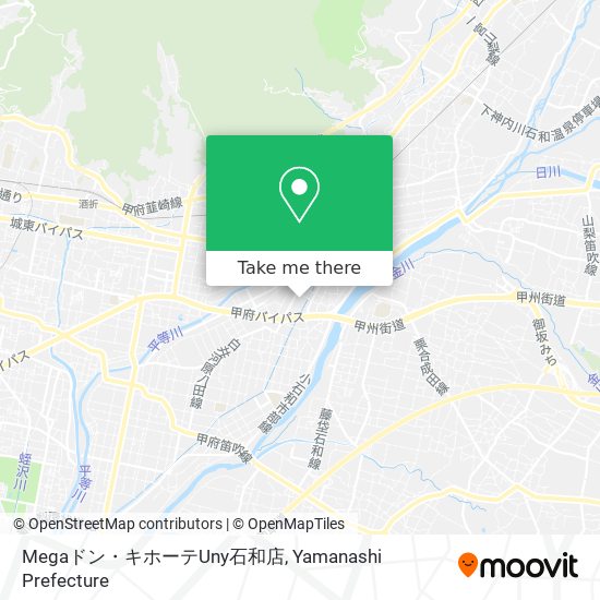 Megaドン・キホーテUny石和店 map