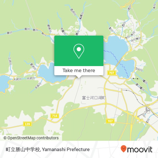 町立勝山中学校 map