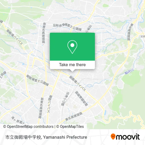 市立御殿場中学校 map