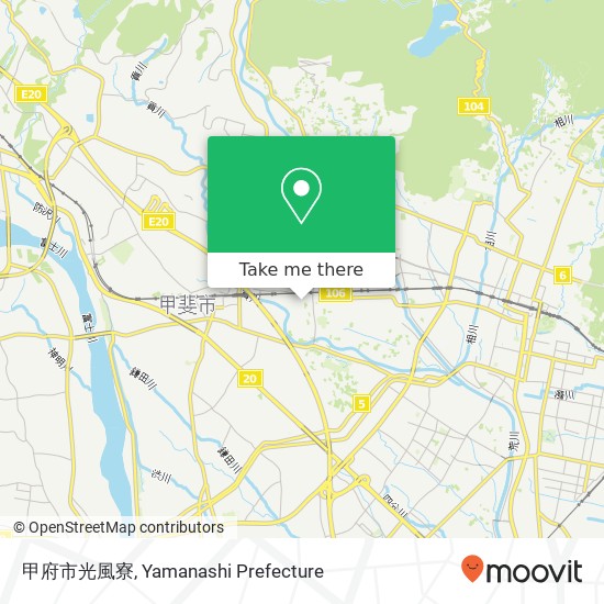 甲府市光風寮 map
