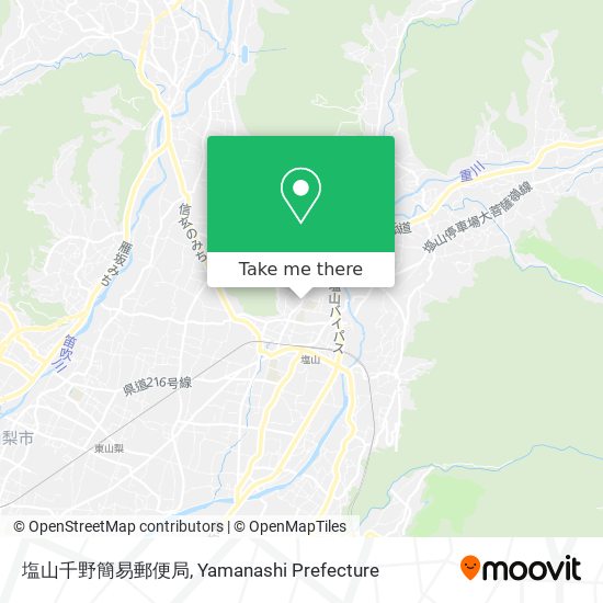 塩山千野簡易郵便局 map