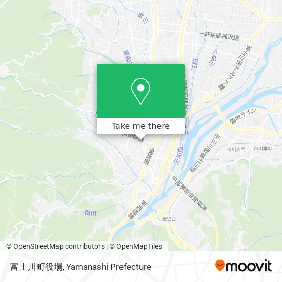 Fujikawa Town Hall map
