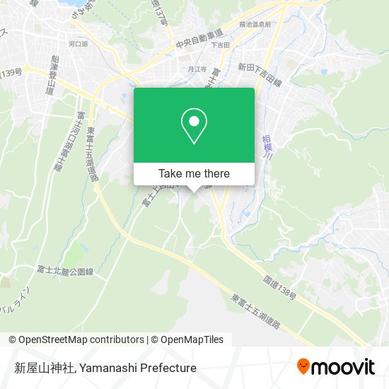 新屋山神社 map