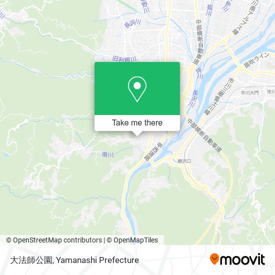 大法師公園 map