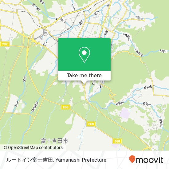 ルートイン富士吉田 map