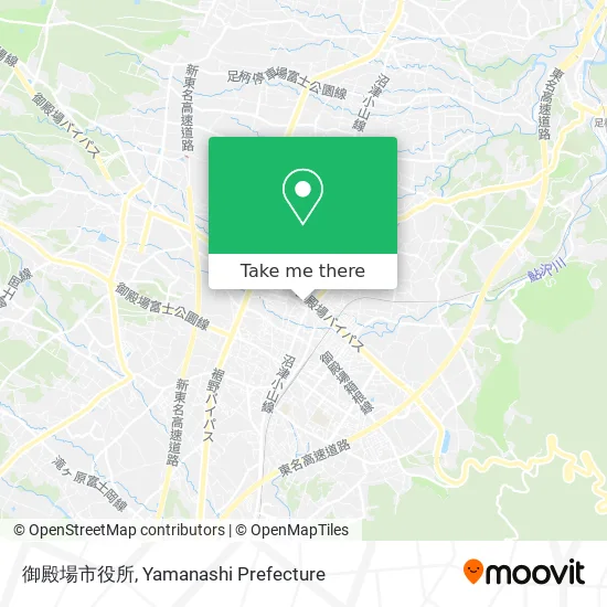 御殿場市役所 map