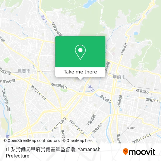 山梨労働局甲府労働基準監督署 map