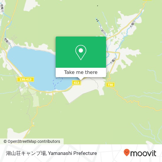 湖山荘キャンプ場 map