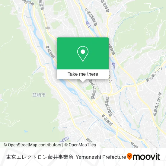 Tokyo Electron Fujii Business Office map