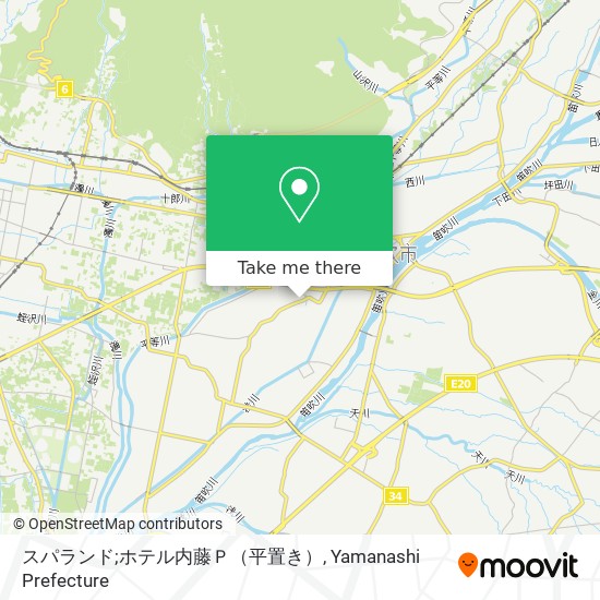 スパランド;ホテル内藤Ｐ（平置き） map