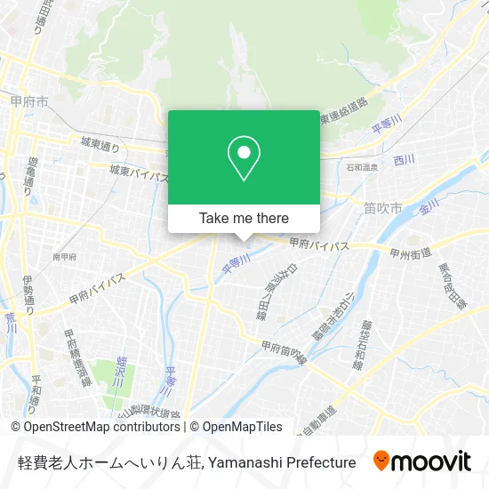 Low-Cost Elderly Home Heirin Sou map