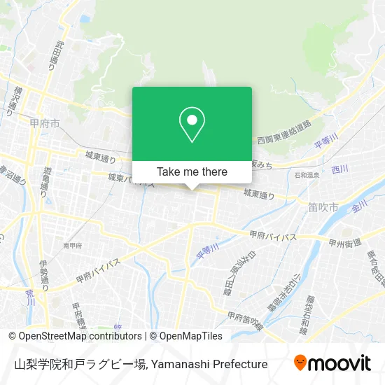 山梨学院和戸ラグビー場 map