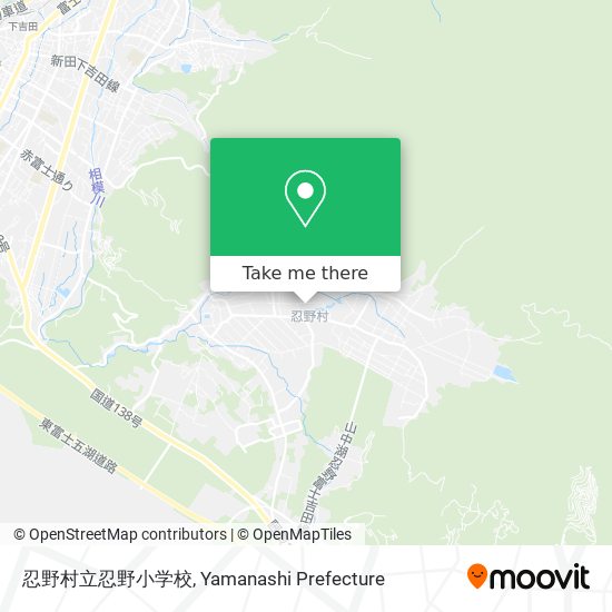 忍野村立忍野小学校 map
