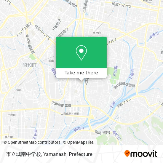 市立城南中学校 map