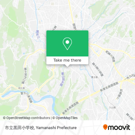 市立黒田小学校 map