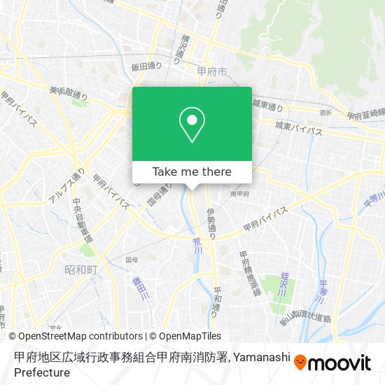 甲府地区広域行政事務組合甲府南消防署 map