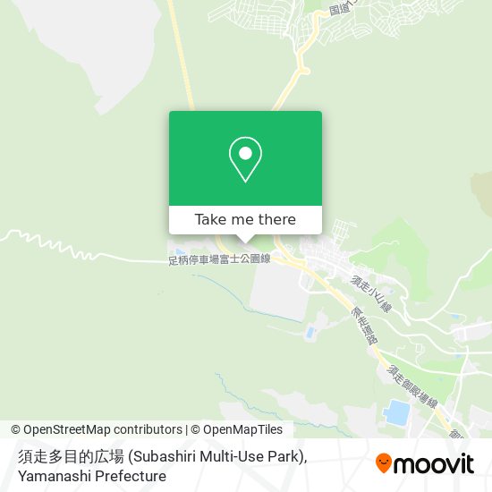 須走多目的広場 (Subashiri Multi-Use Park) map