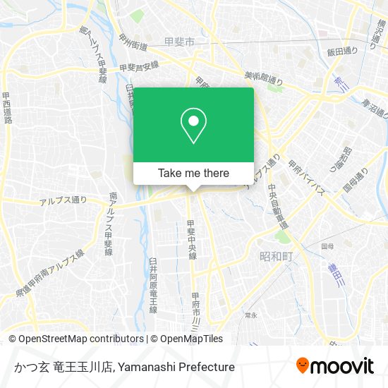 かつ玄 竜王玉川店 map