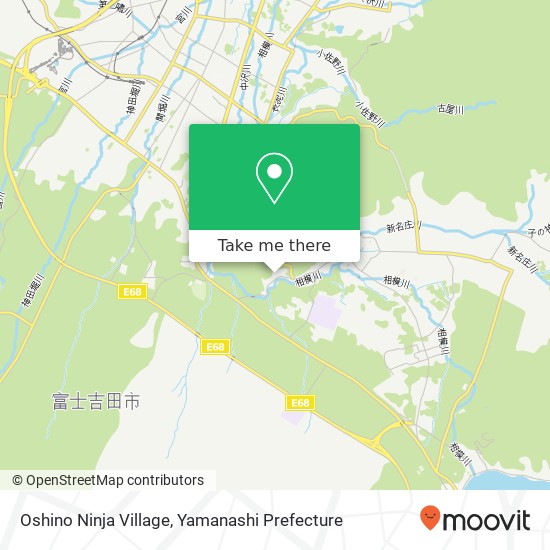 Oshino Ninja Village map