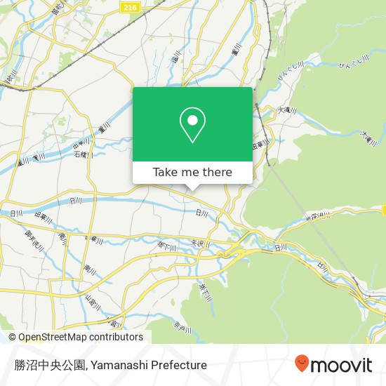 勝沼中央公園 map