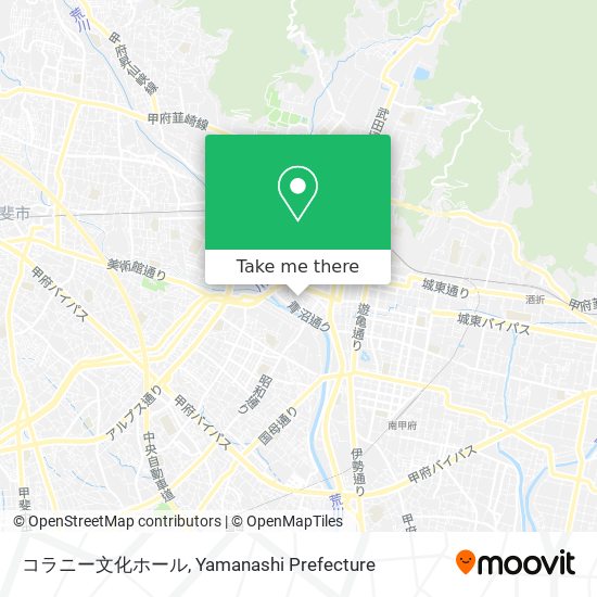 コラニー文化ホール map