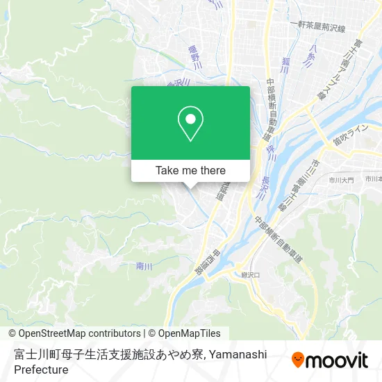 富士川町母子生活支援施設あやめ寮 map