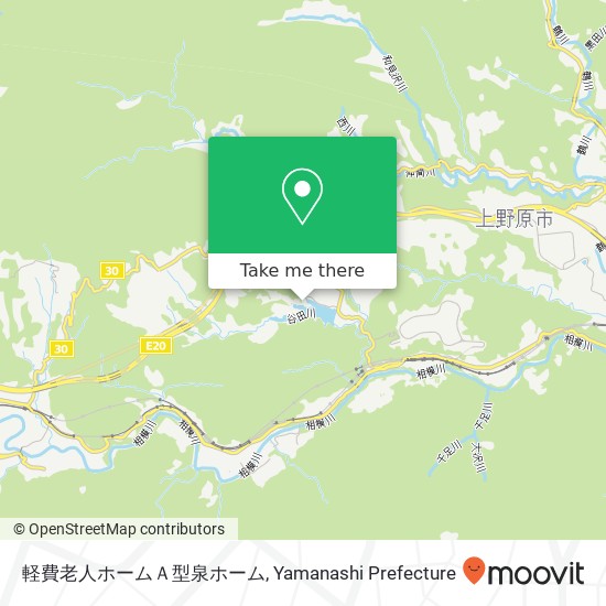 軽費老人ホームＡ型泉ホーム map