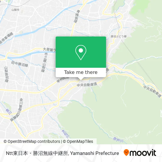 Ntt東日本・勝沼無線中継所 map