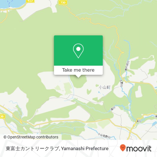 東富士カントリークラブ map