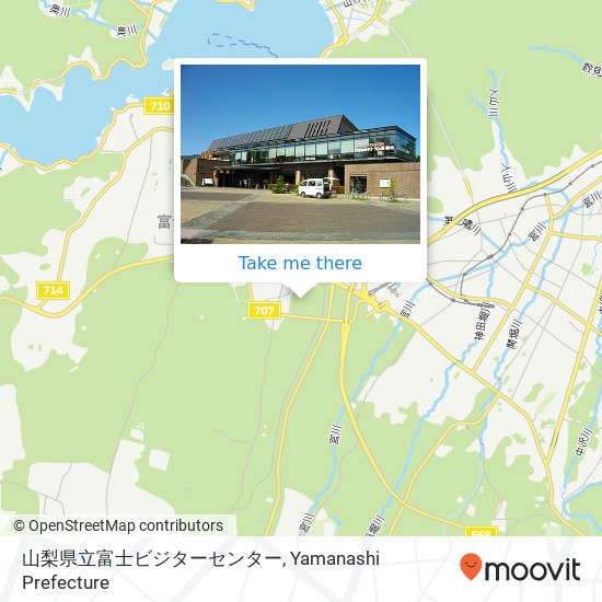 山梨県立富士ビジターセンター map