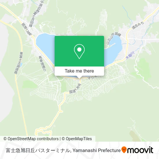 Fuji Kyuko Asahigaoka Bus Terminal map