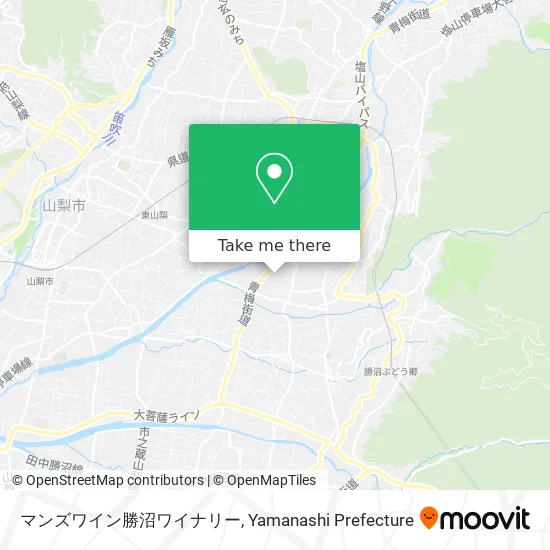 マンズワイン勝沼ワイナリー map