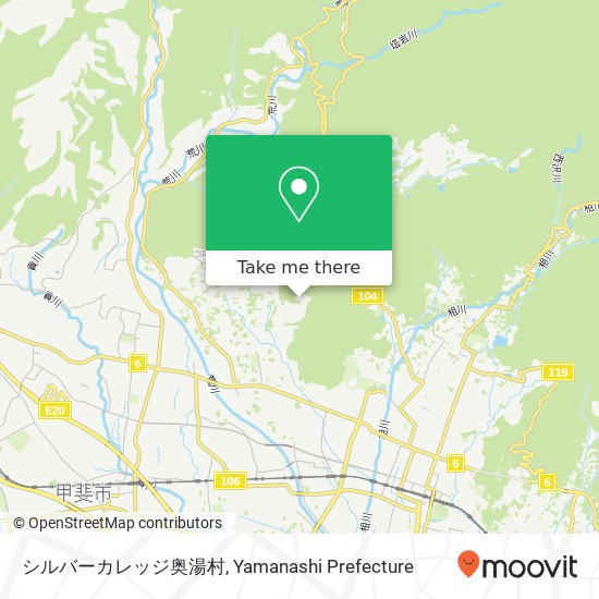 シルバーカレッジ奥湯村 map