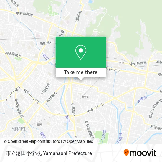 市立湯田小学校 map