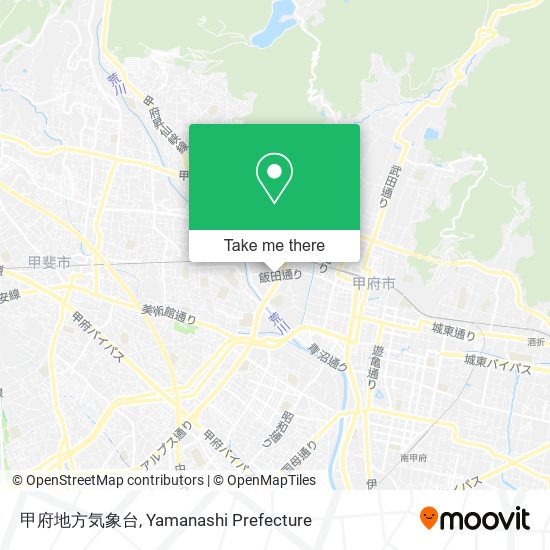 甲府地方気象台 map
