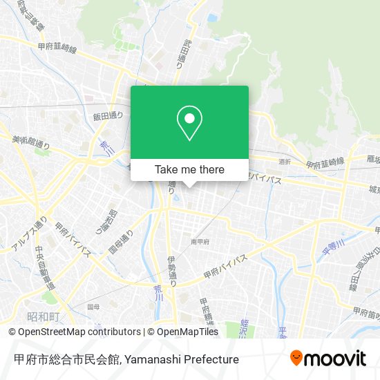 甲府市総合市民会館 map