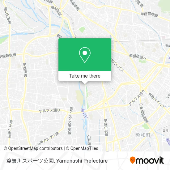 Kamanashi Sports Park map
