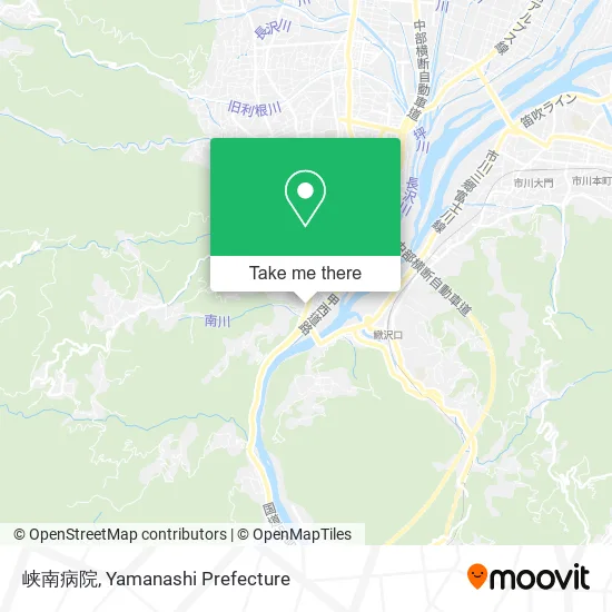 峡南病院 map