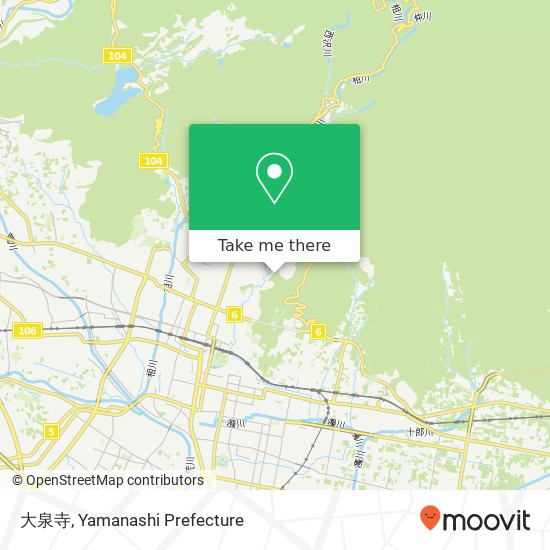 大泉寺 map