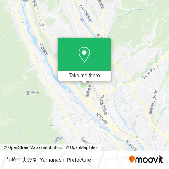 Nirasaki Central Park map