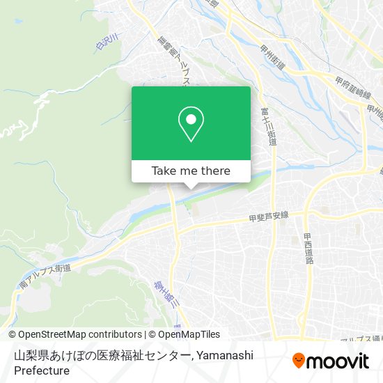山梨県あけぼの医療福祉センター map
