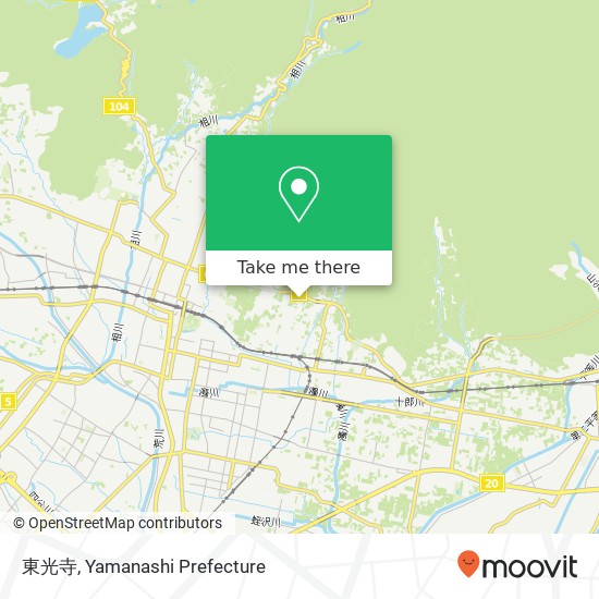東光寺 map