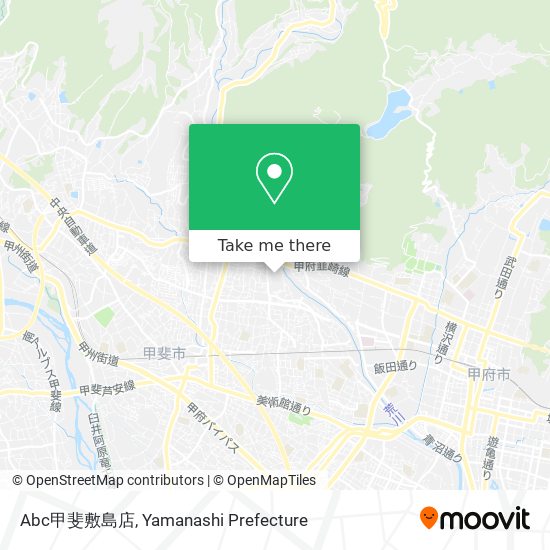 Abc甲斐敷島店 map