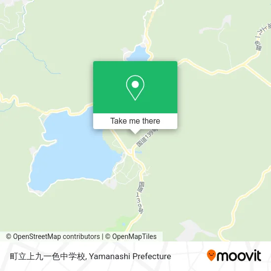 町立上九一色中学校 map