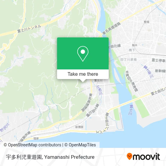 宇多利児童遊園 map